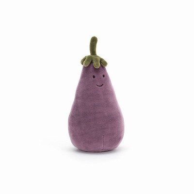 Jellycat Vivacious Vegetable Aubergine Australia | 831450WBR